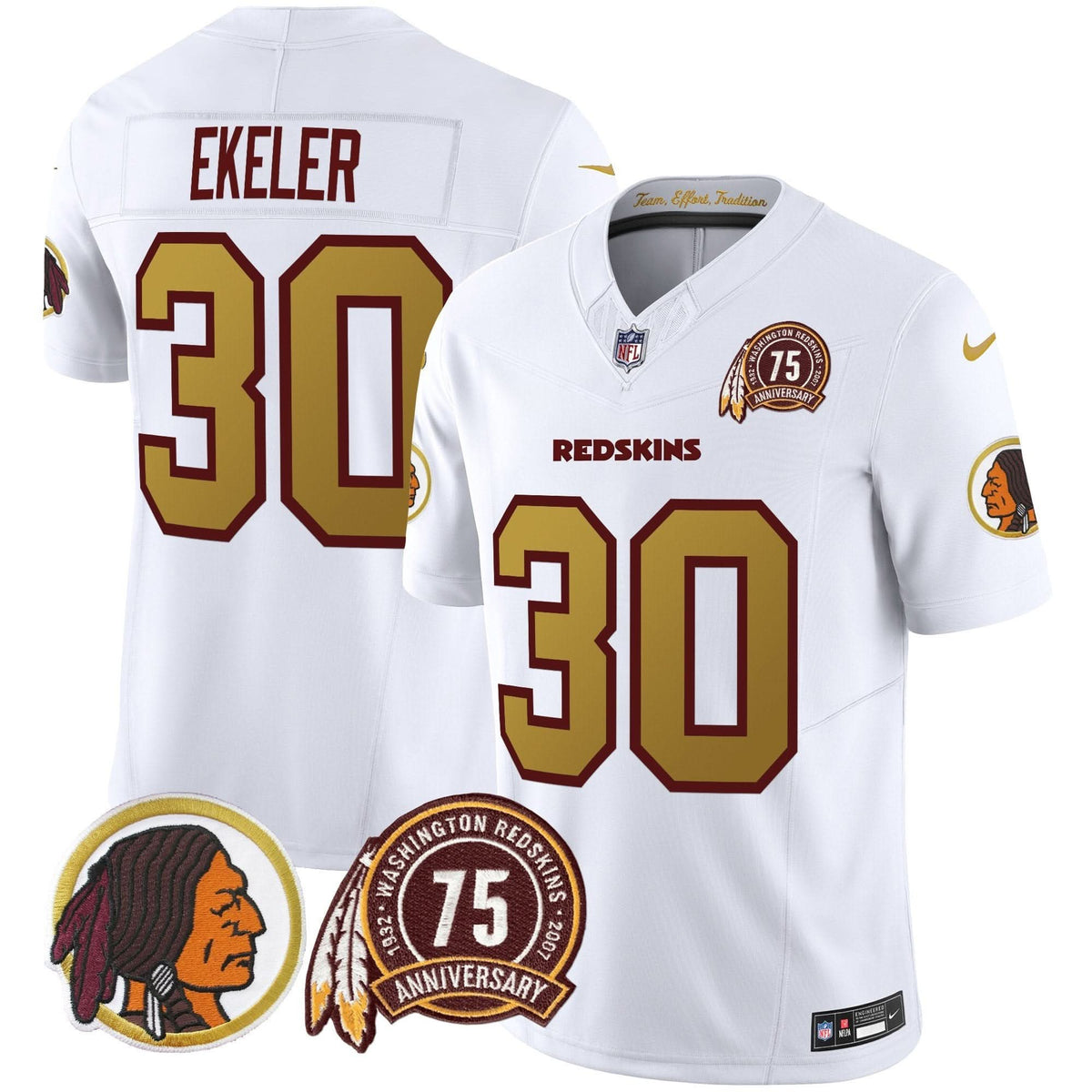 WR Throwback 75th Patch Vapor Limited Jersey