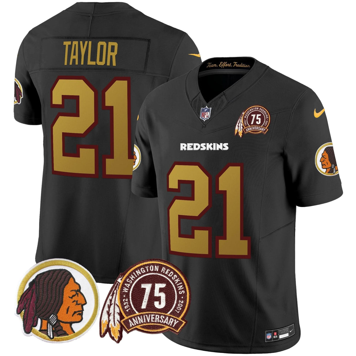 WR Throwback 75th Patch Vapor Limited Jersey
