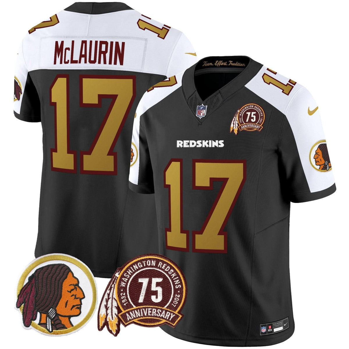 WR Throwback 75th Patch Vapor Limited Jersey