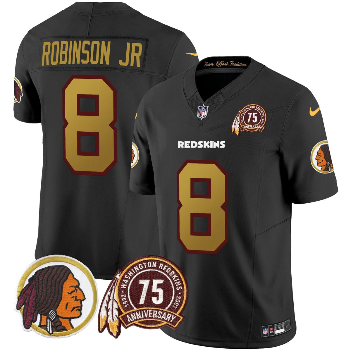 WR Throwback 75th Patch Vapor Limited Jersey