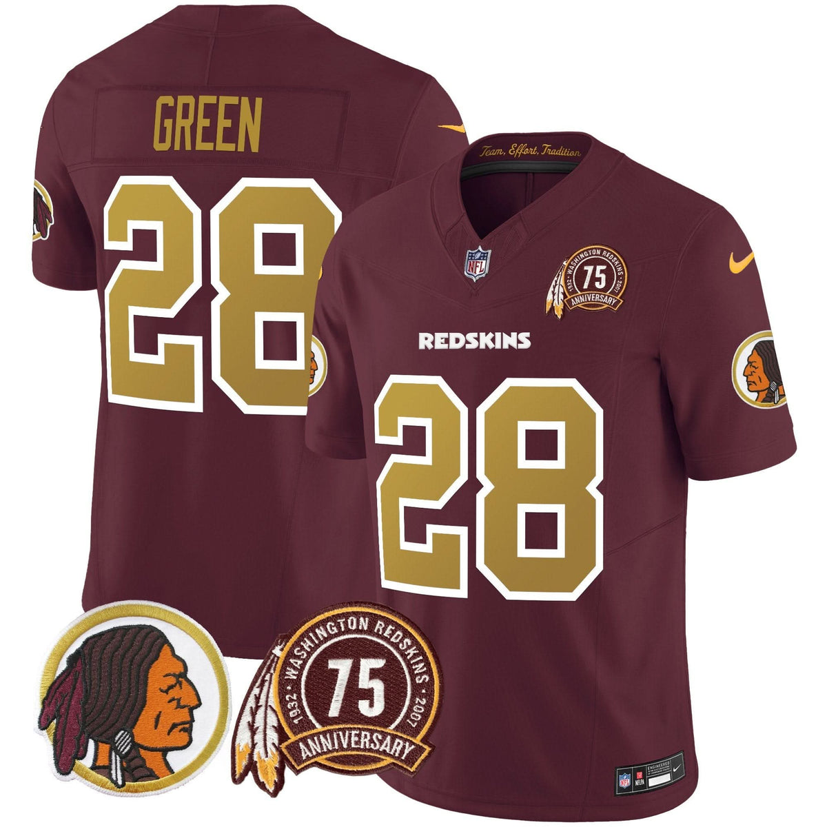 WR Throwback 75th Patch Vapor Limited Jersey