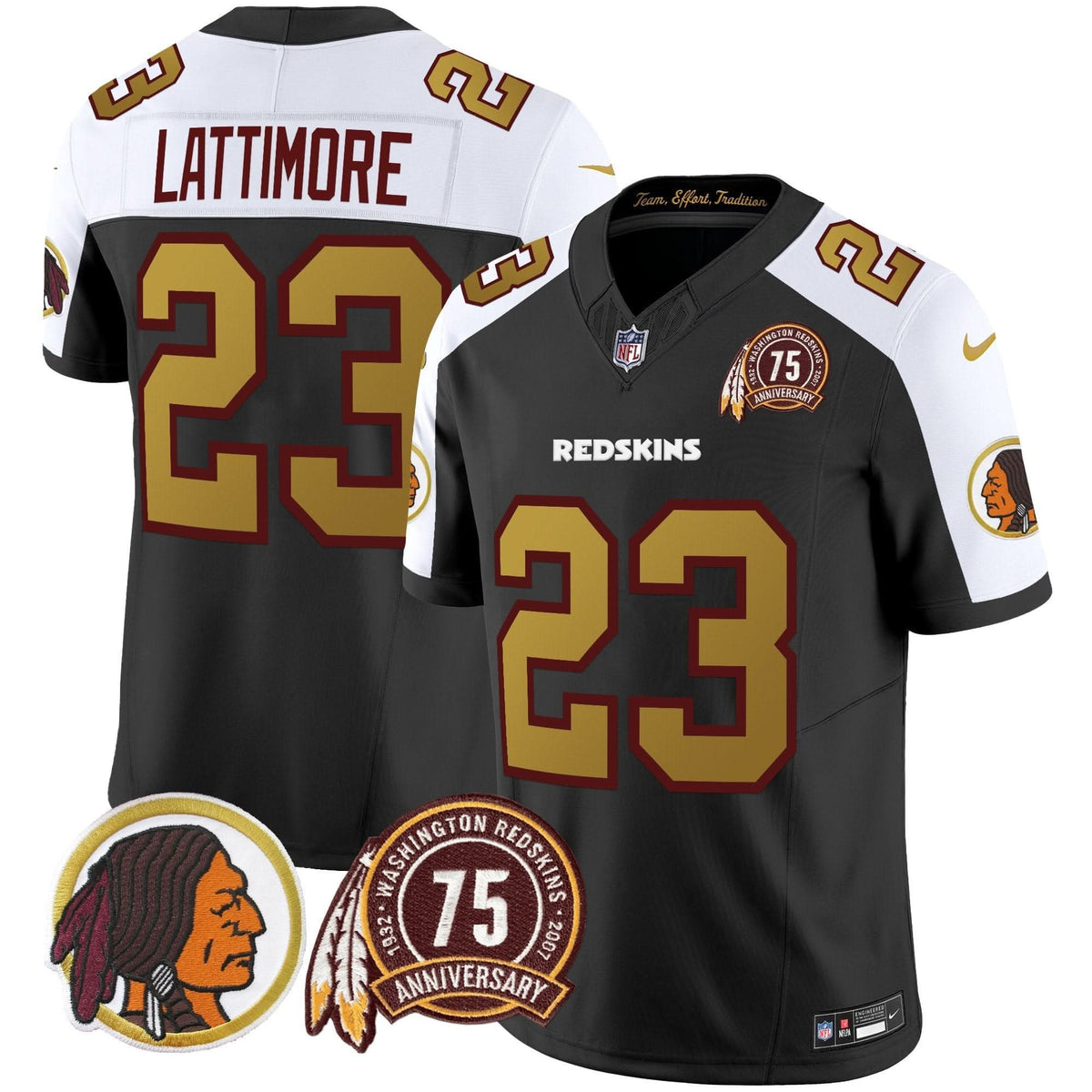 WR Throwback 75th Patch Vapor Limited Jersey