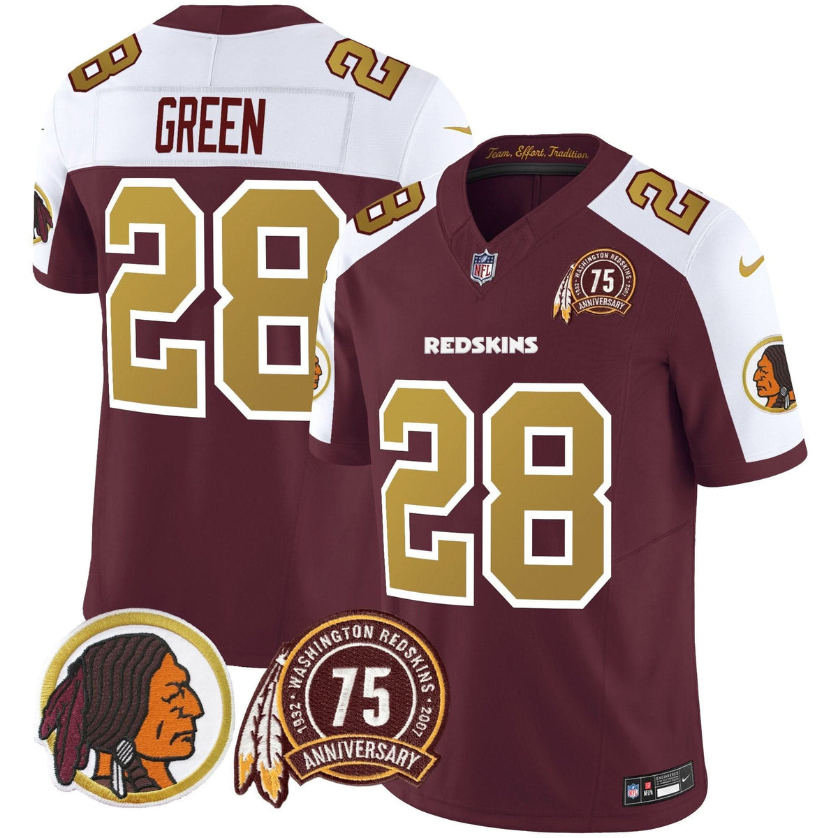 WR Throwback 75th Patch Vapor Limited Jersey