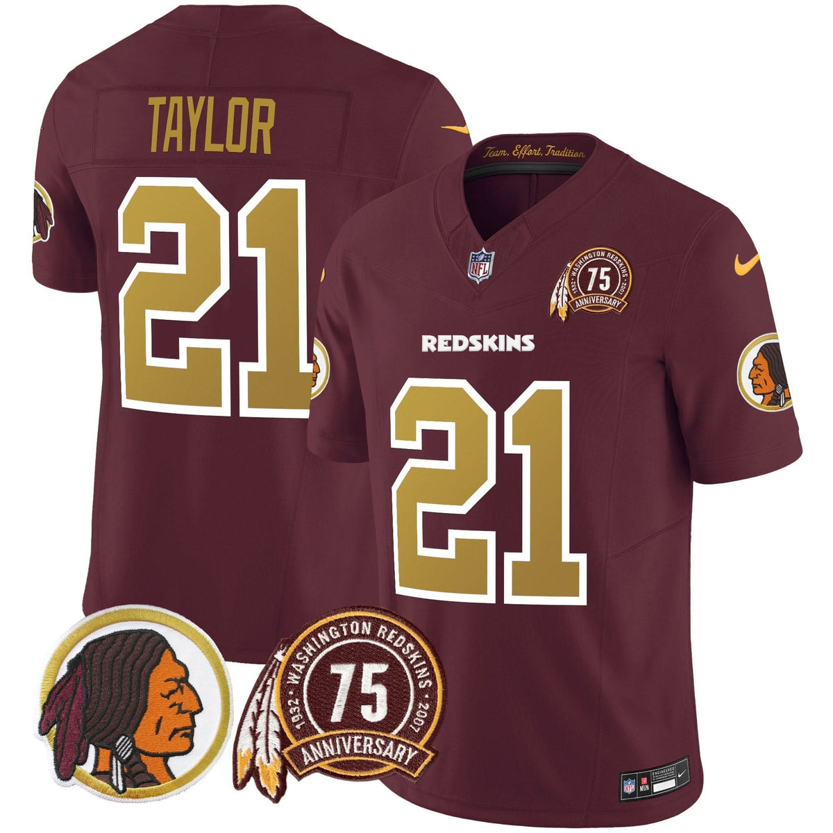 WR Throwback 75th Patch Vapor Limited Jersey