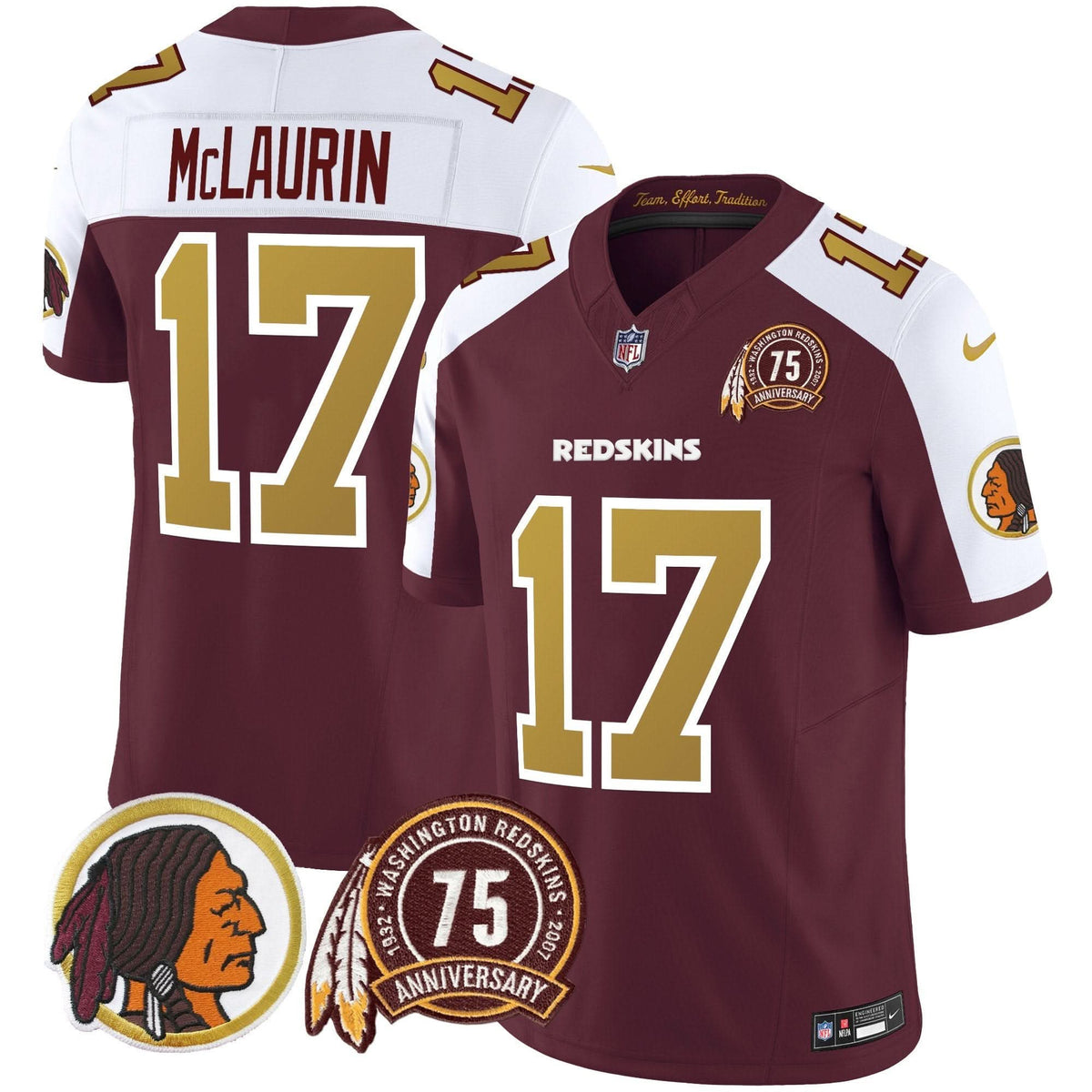 WR Throwback 75th Patch Vapor Limited Jersey