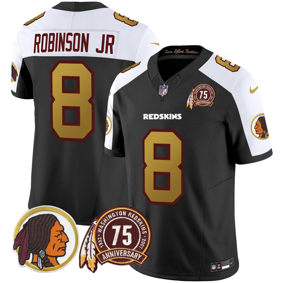 WR Throwback 75th Patch Vapor Limited Jersey