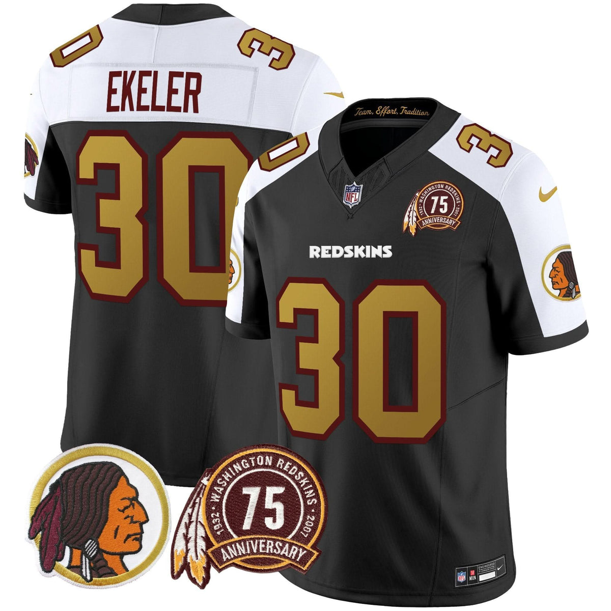 WR Throwback 75th Patch Vapor Limited Jersey