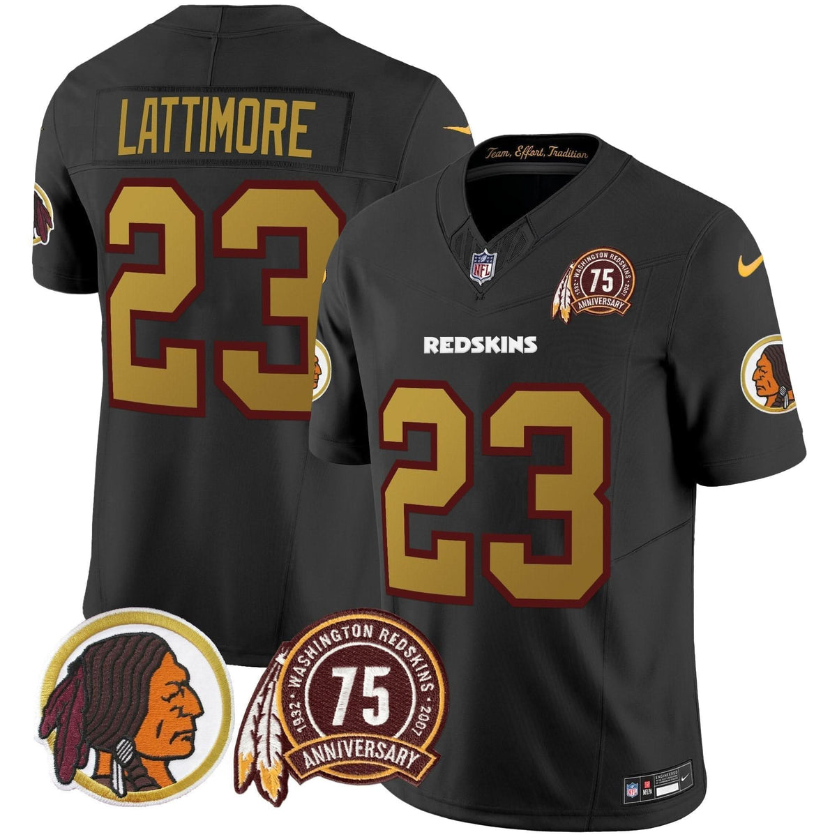 WR Throwback 75th Patch Vapor Limited Jersey
