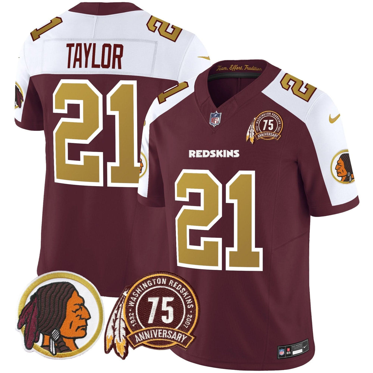 WR Throwback 75th Patch Vapor Limited Jersey