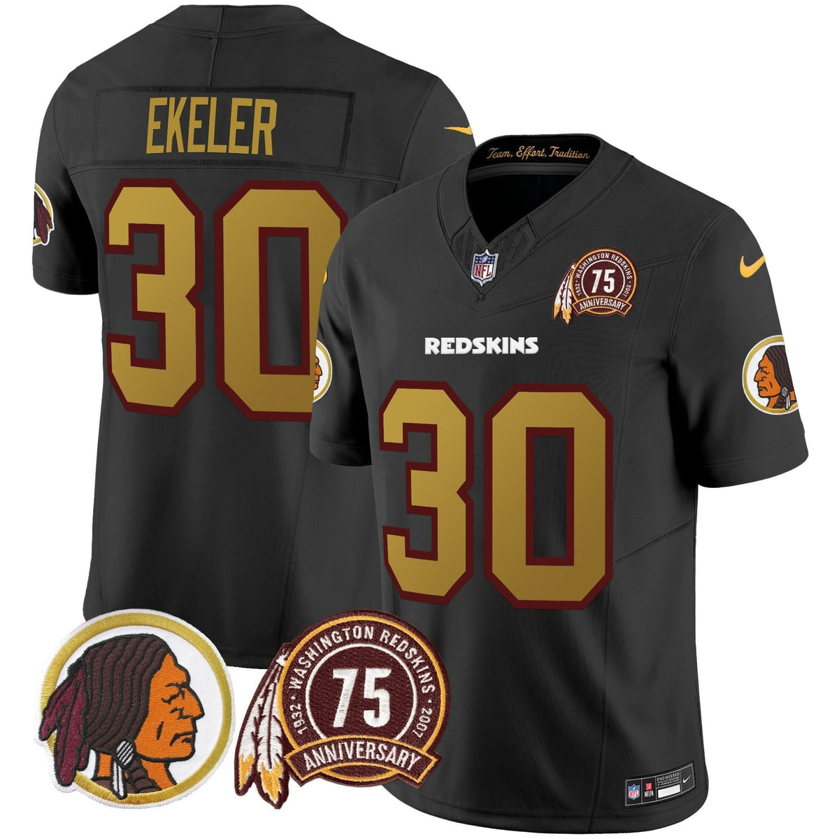 WR Throwback 75th Patch Vapor Limited Jersey