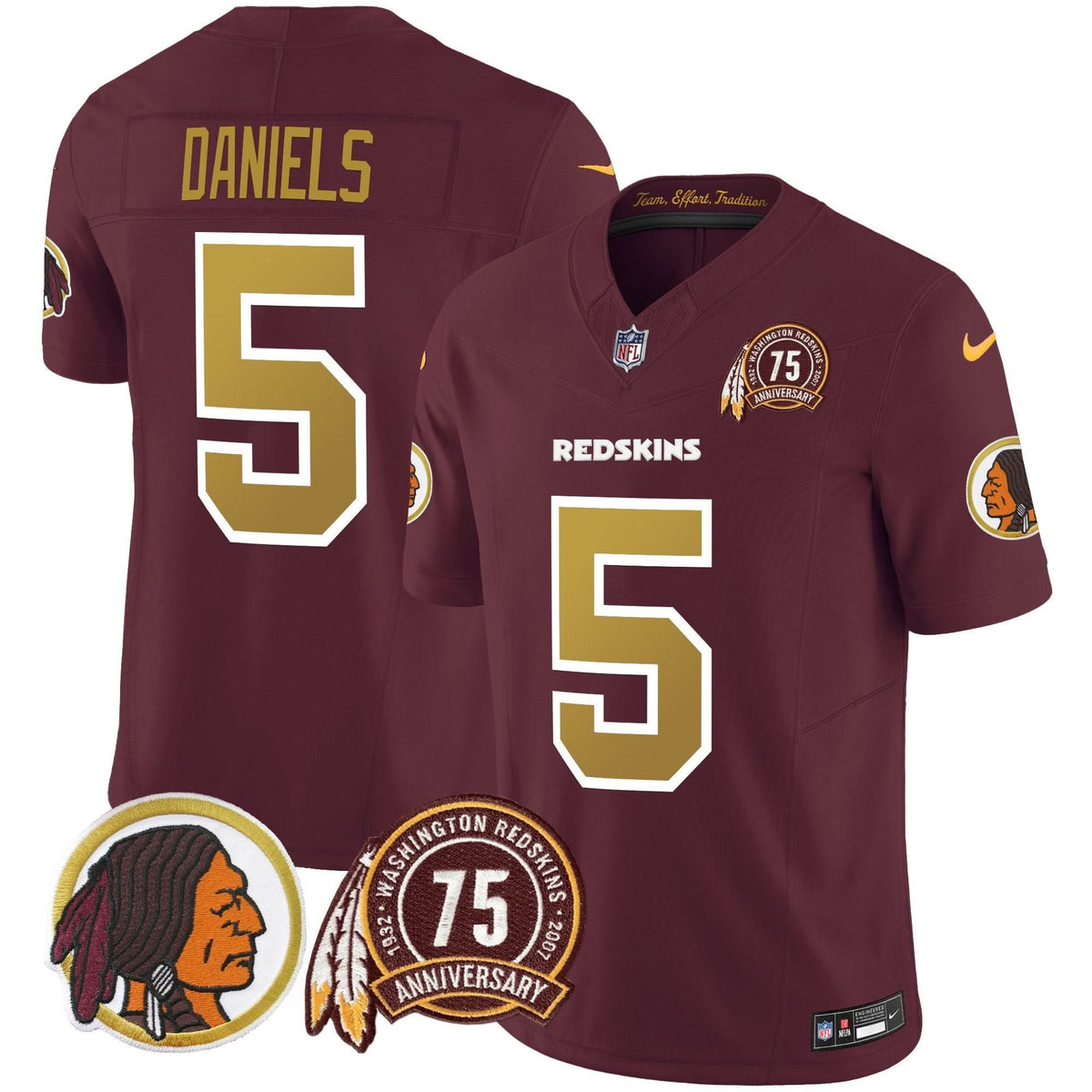 WR Throwback 75th Patch Vapor Limited Jersey