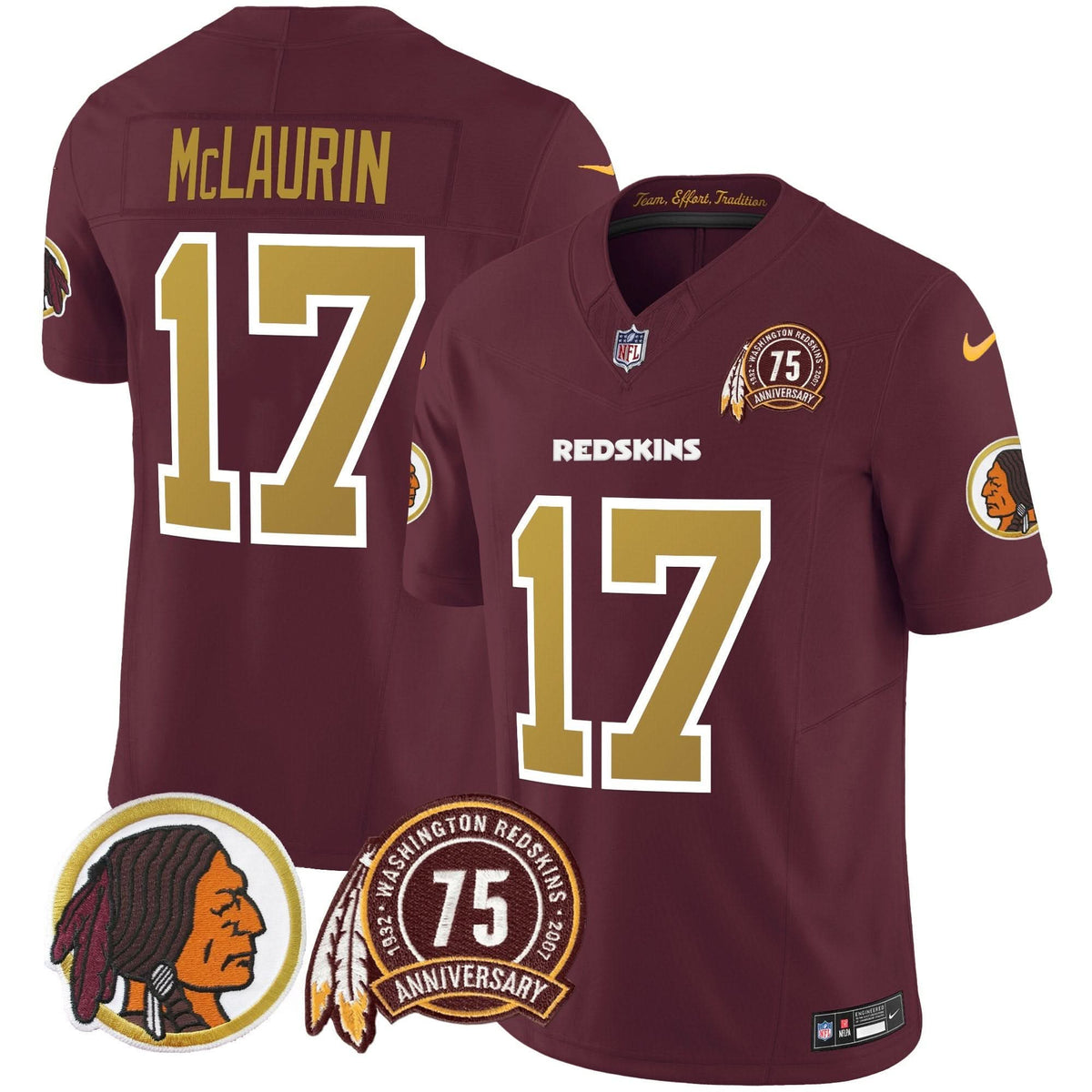 WR Throwback 75th Patch Vapor Limited Jersey