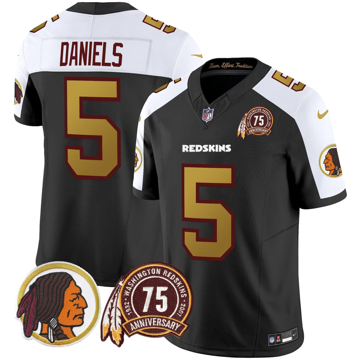WR Throwback 75th Patch Vapor Limited Jersey
