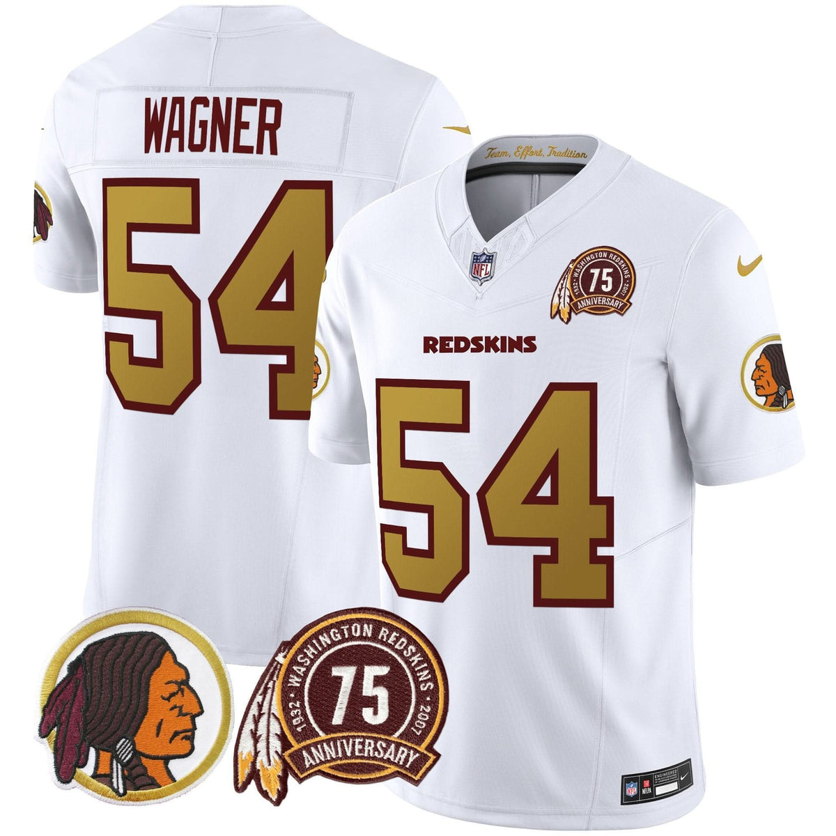 WR Throwback 75th Patch Vapor Limited Jersey
