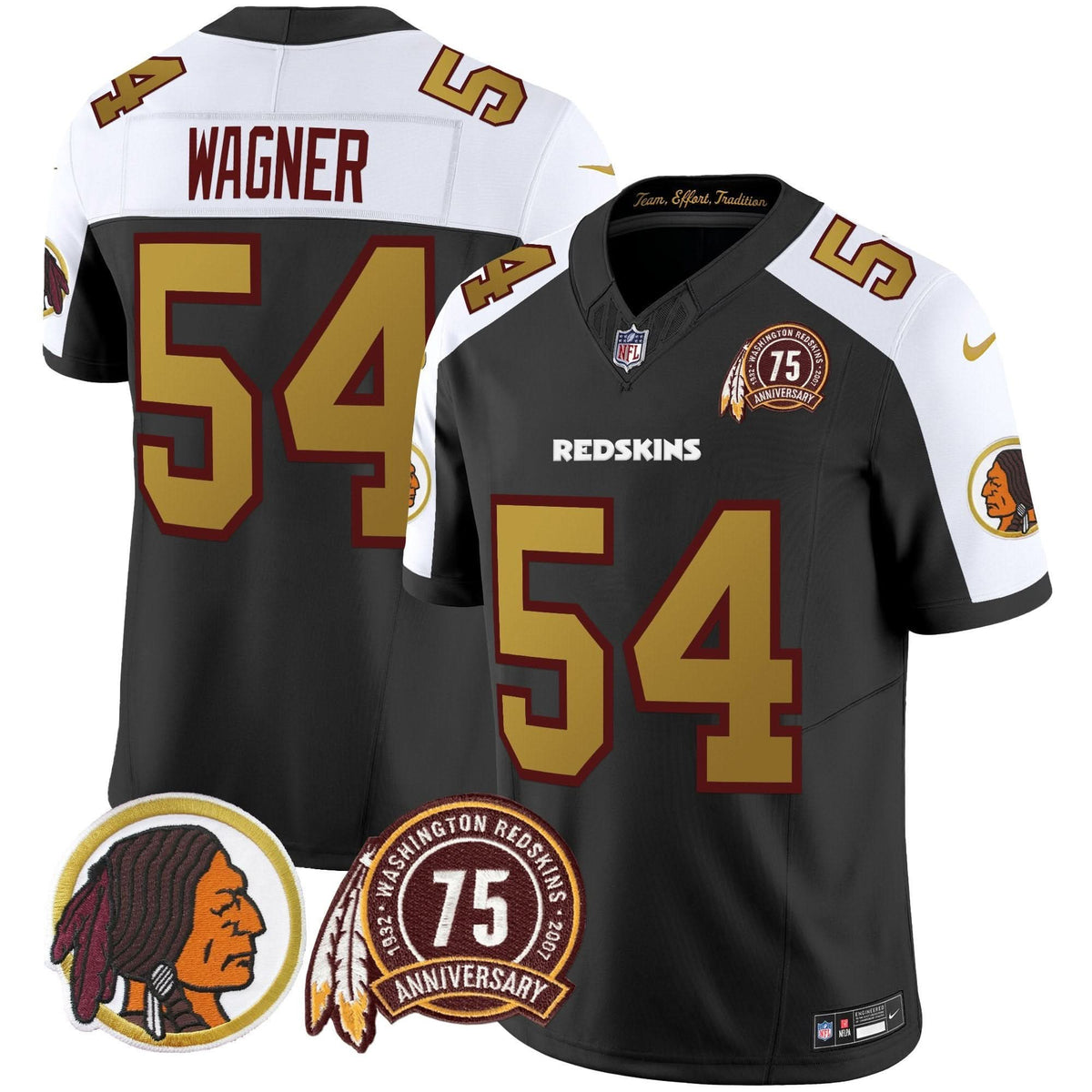 WR Throwback 75th Patch Vapor Limited Jersey