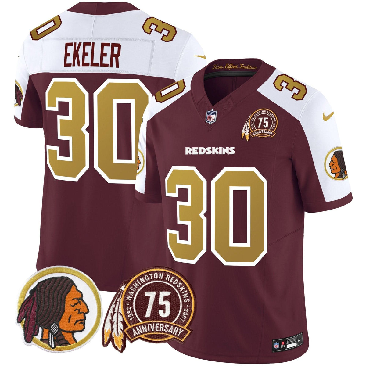 WR Throwback 75th Patch Vapor Limited Jersey