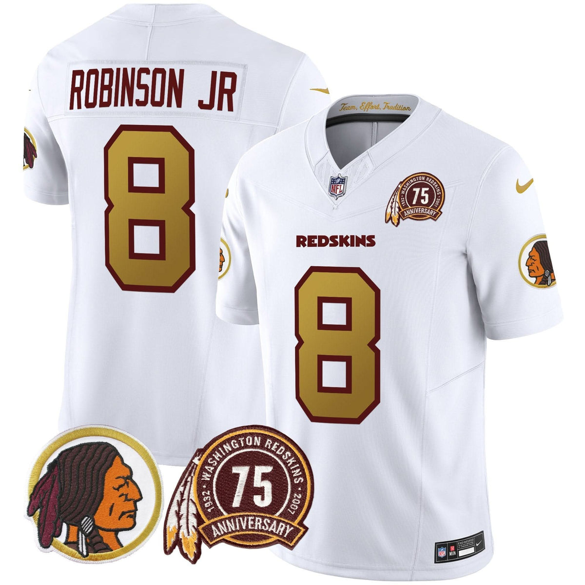 WR Throwback 75th Patch Vapor Limited Jersey
