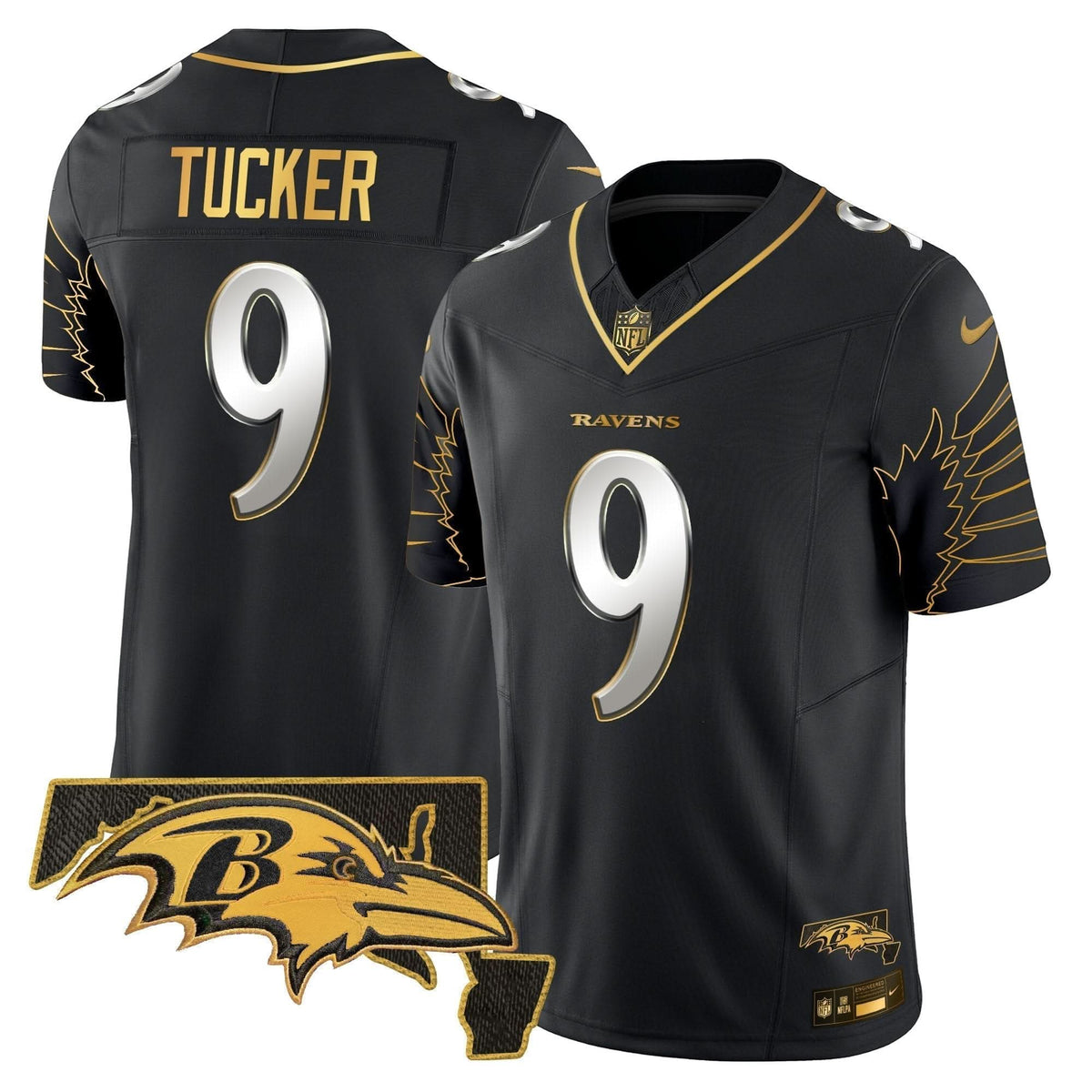 BAL Maryland Patch Gold Vapor Limited Jersey V2