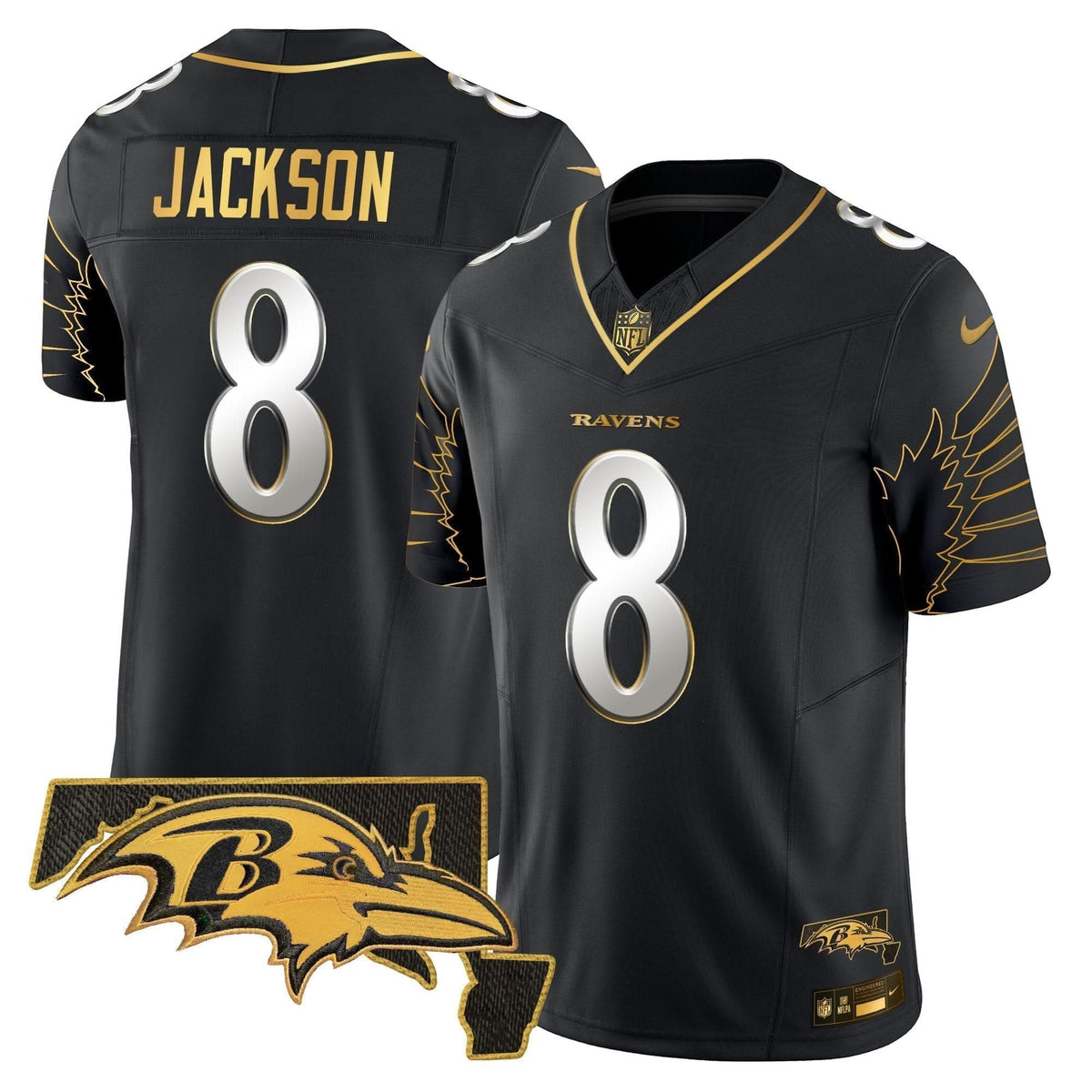 BAL Maryland Patch Gold Vapor Limited Jersey V2