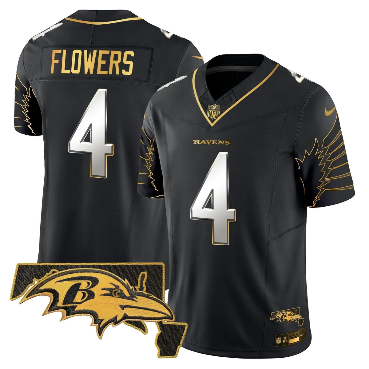 BAL Maryland Patch Gold Vapor Limited Jersey V2