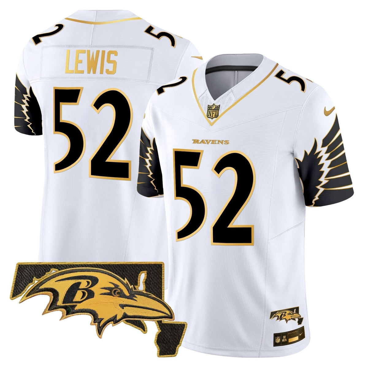 BAL Maryland Patch Gold Vapor Limited Jersey V2