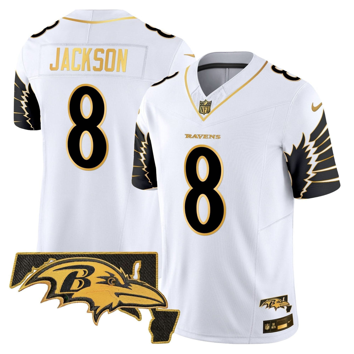 BAL Maryland Patch Gold Vapor Limited Jersey V2