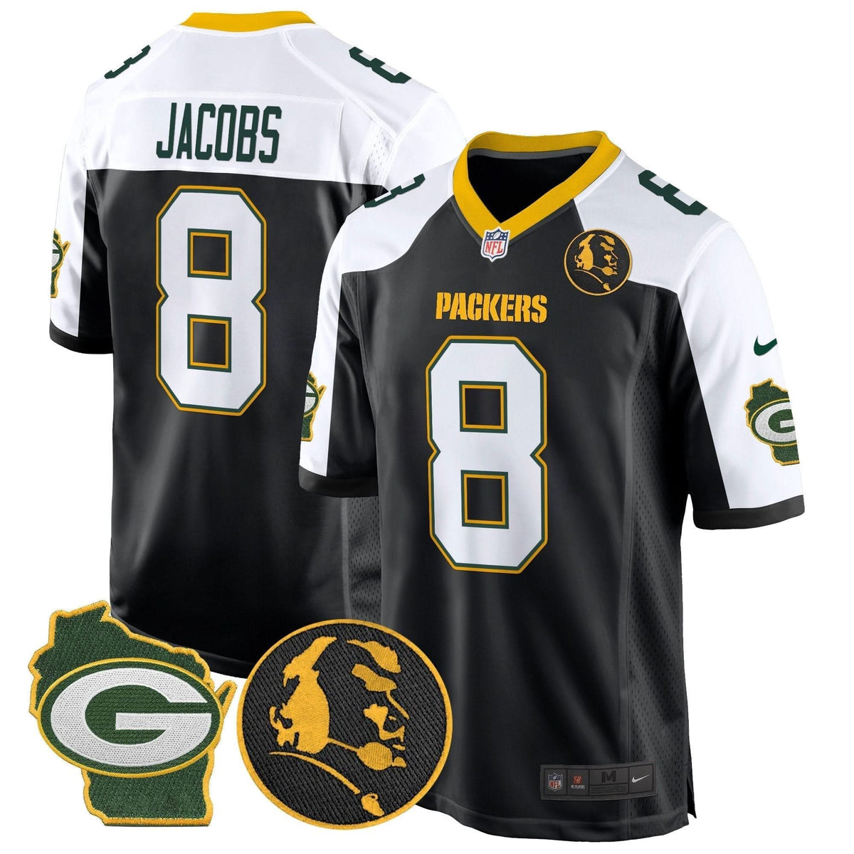 GB John Madden & Home Patch Game Jersey