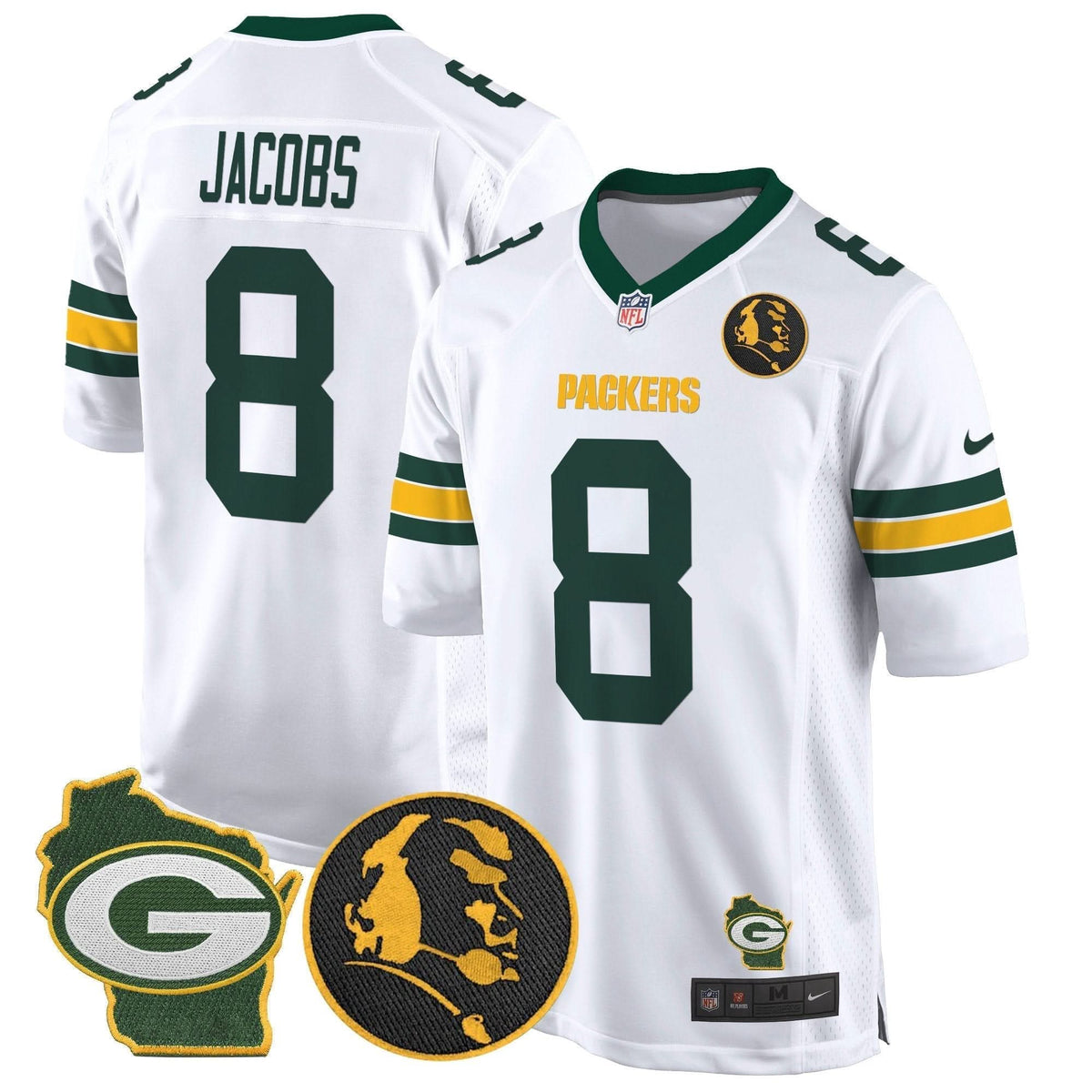 GB John Madden & Home Patch Game Jersey