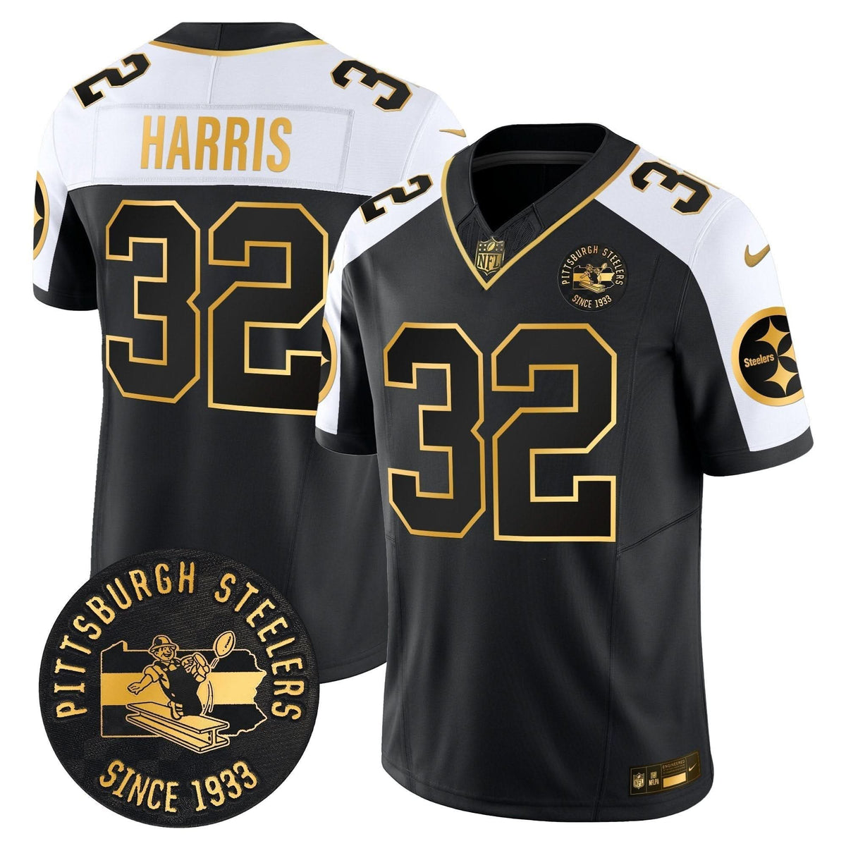 PS Throwback 1933 Patch Gold Vapor Limited Jersey