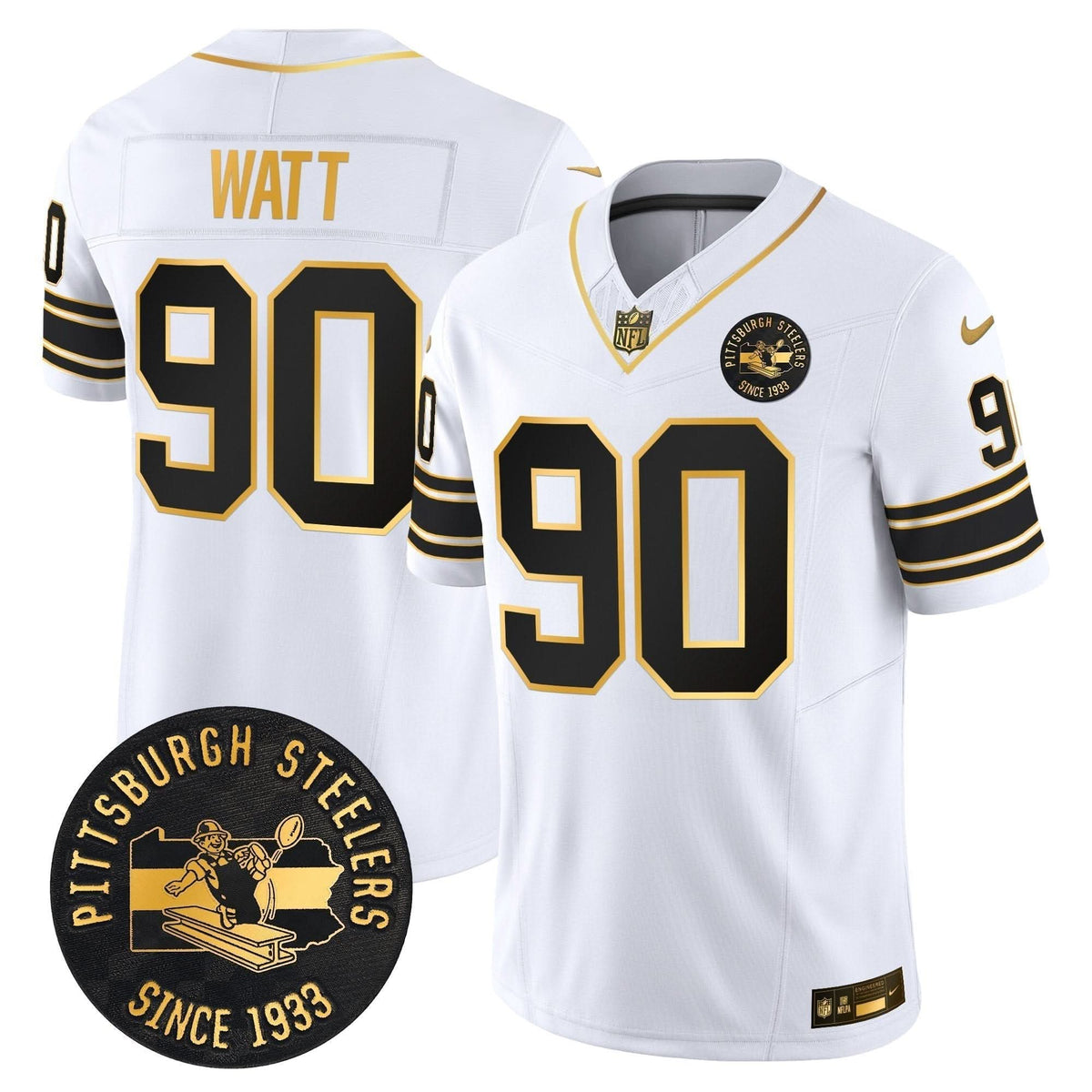 PS Throwback 1933 Patch Gold Vapor Limited Jersey