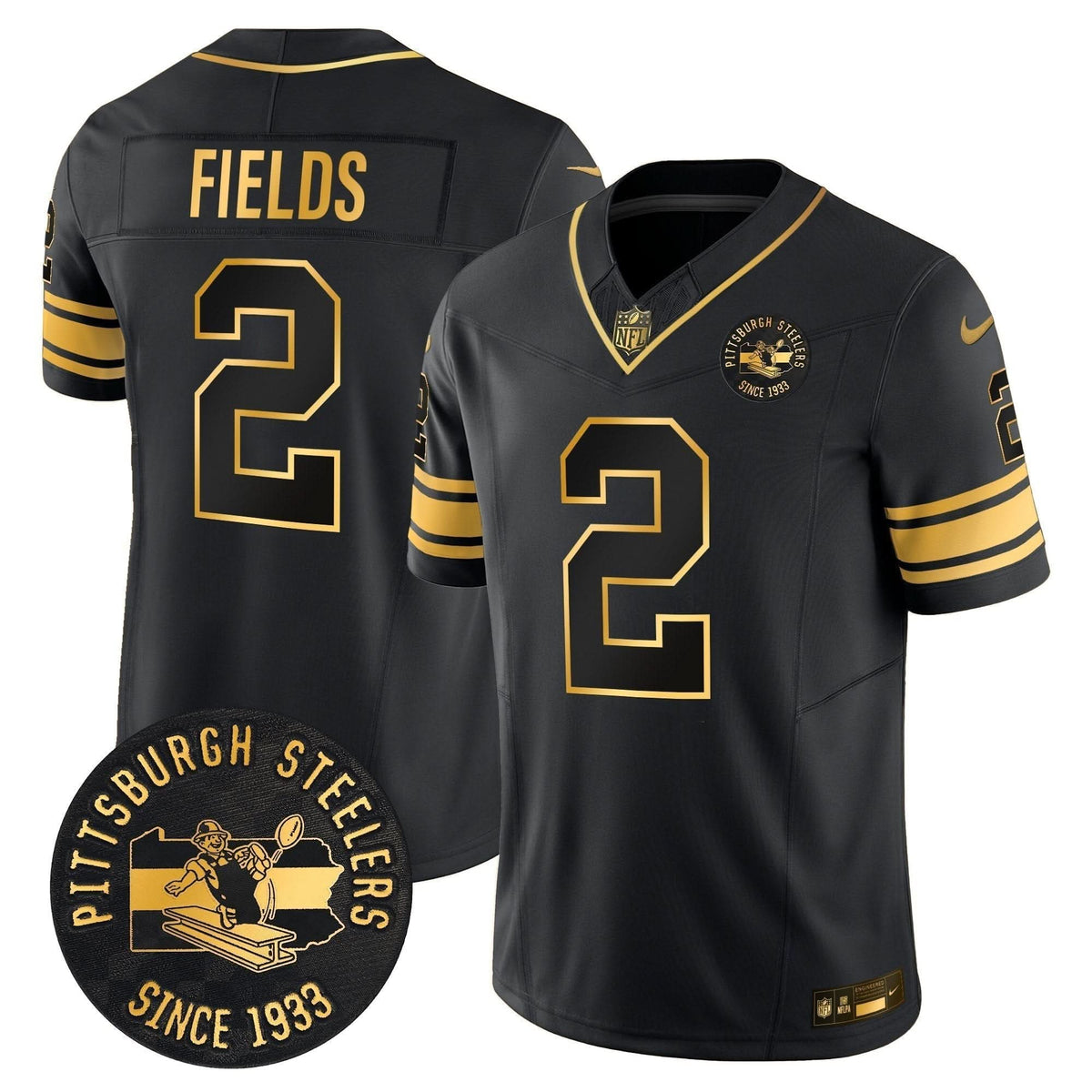 PS Throwback 1933 Patch Gold Vapor Limited Jersey