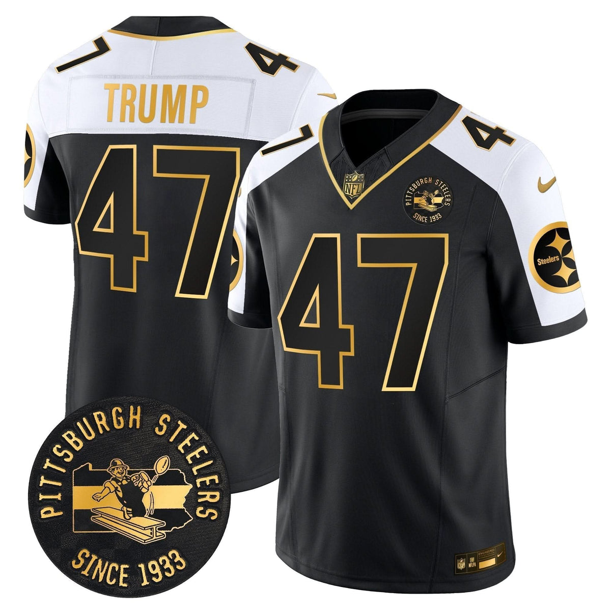 PS Throwback 1933 Patch Gold Vapor Limited Jersey