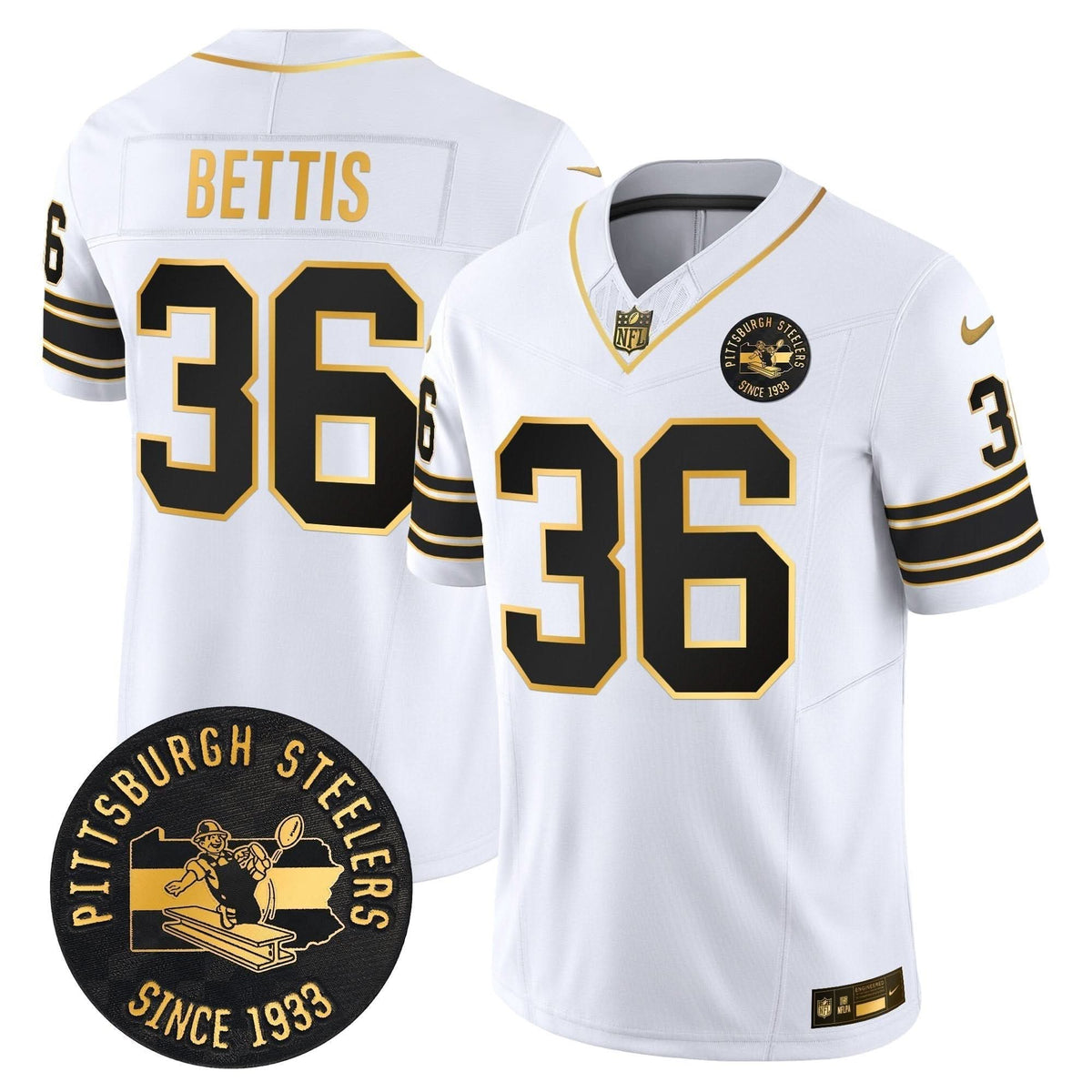 PS Throwback 1933 Patch Gold Vapor Limited Jersey