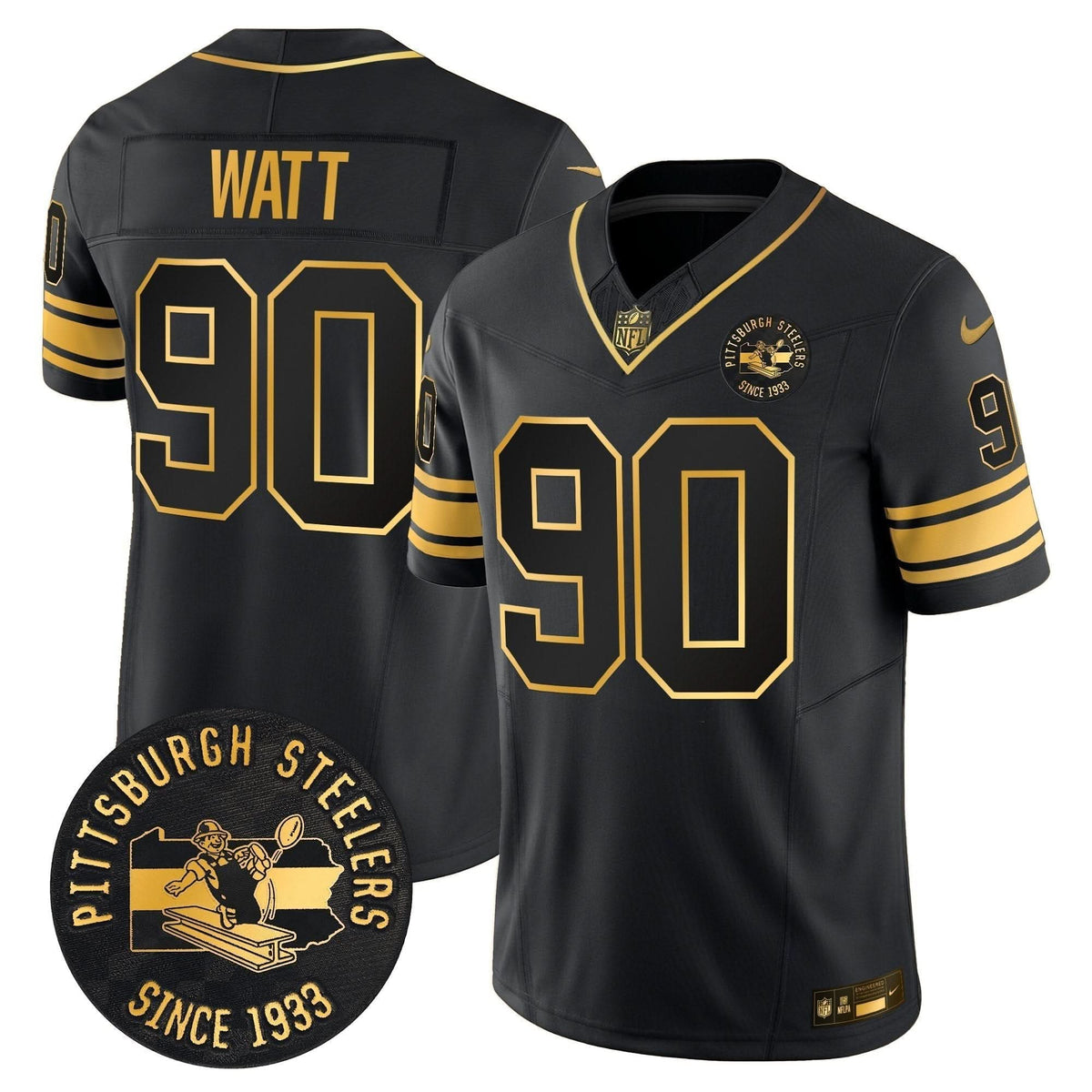 PS Throwback 1933 Patch Gold Vapor Limited Jersey