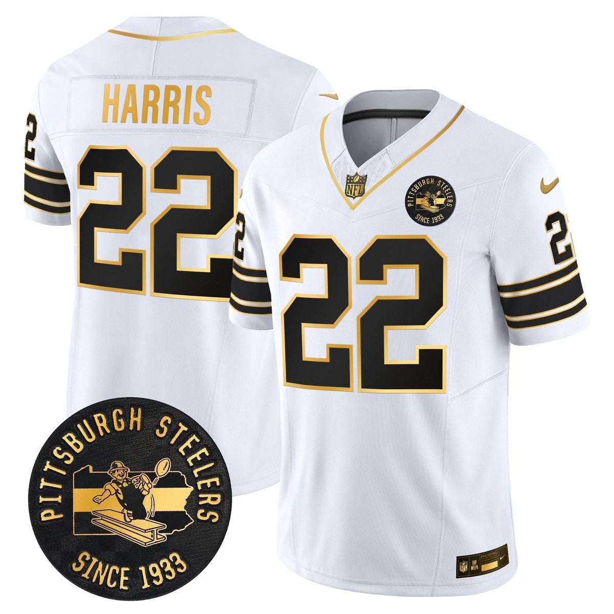 PS Throwback 1933 Patch Gold Vapor Limited Jersey
