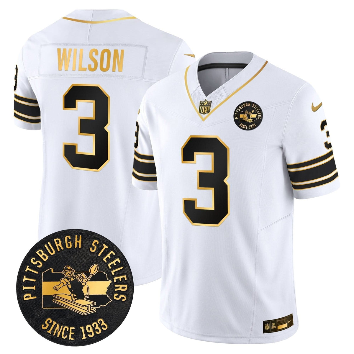 PS Throwback 1933 Patch Gold Vapor Limited Jersey