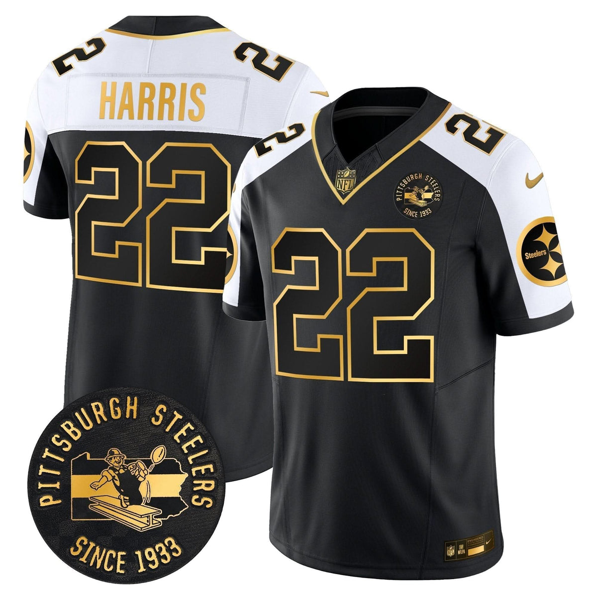 PS Throwback 1933 Patch Gold Vapor Limited Jersey
