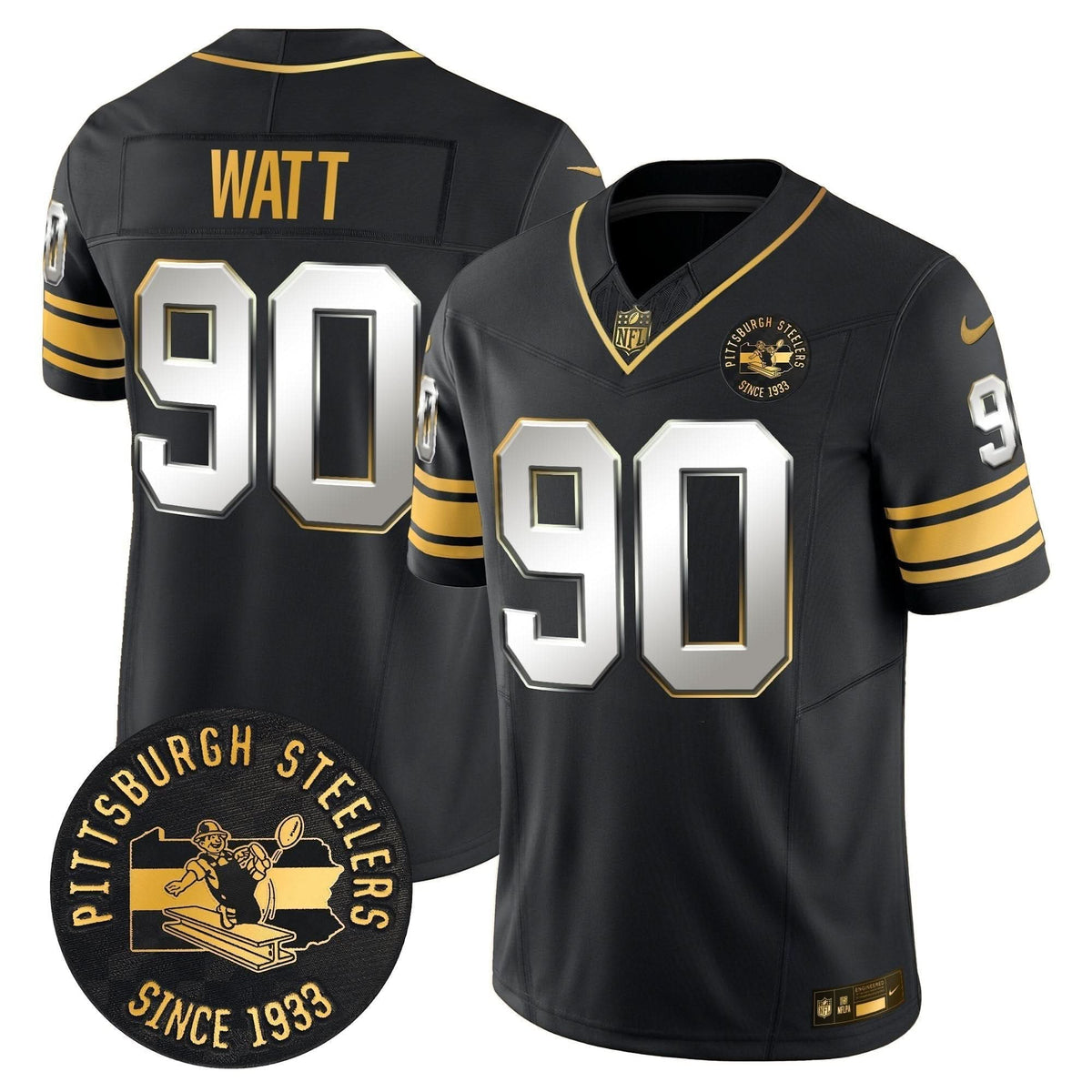 PS Throwback 1933 Patch Gold Vapor Limited Jersey