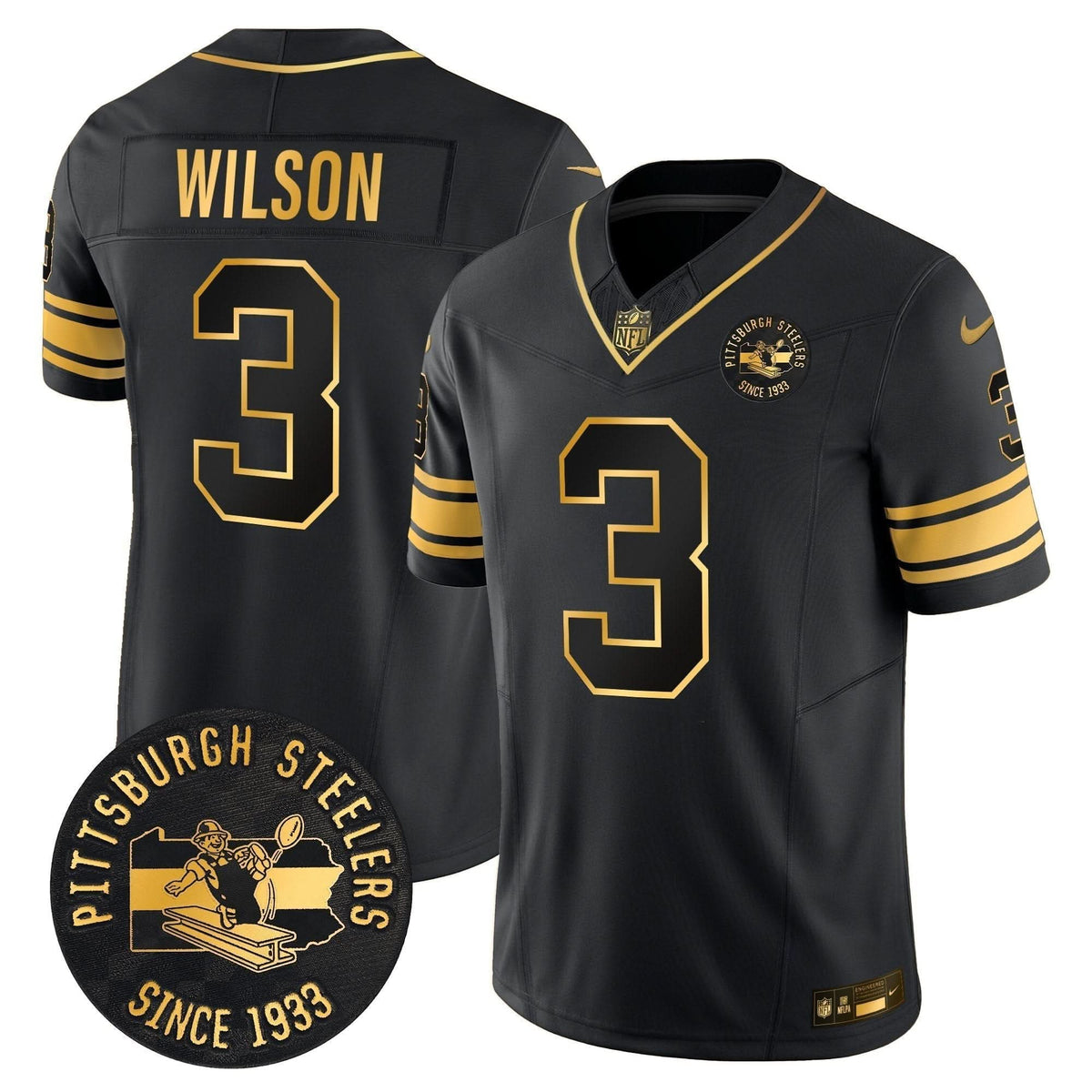 PS Throwback 1933 Patch Gold Vapor Limited Jersey