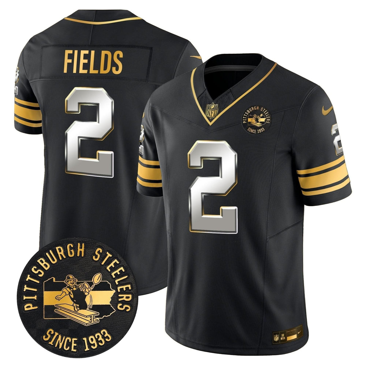 PS Throwback 1933 Patch Gold Vapor Limited Jersey