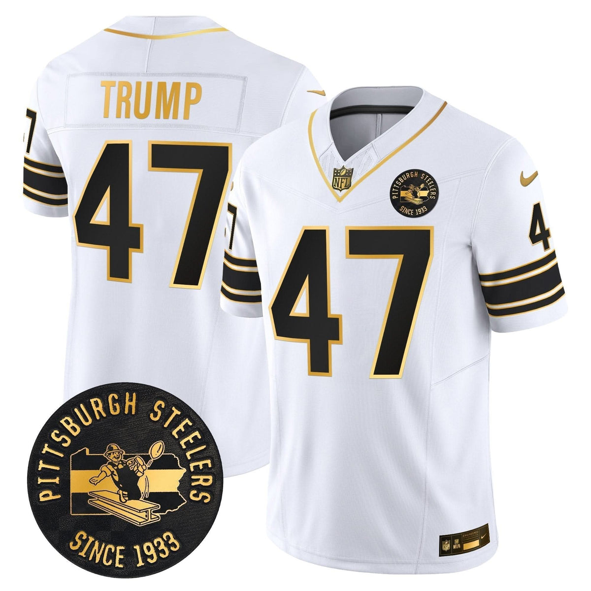 PS Throwback 1933 Patch Gold Vapor Limited Jersey