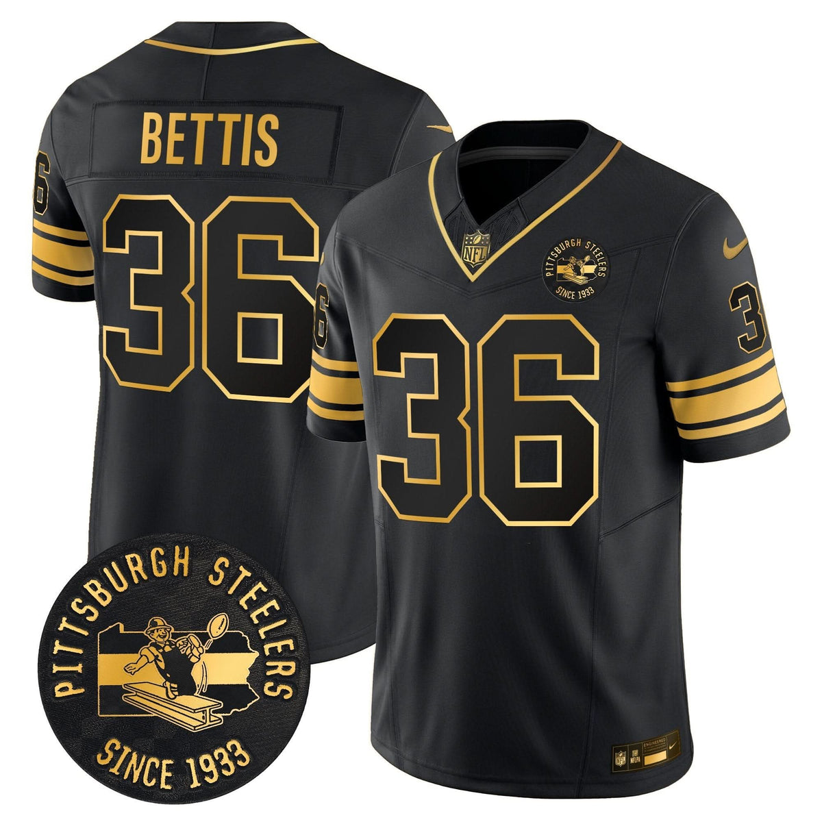 PS Throwback 1933 Patch Gold Vapor Limited Jersey