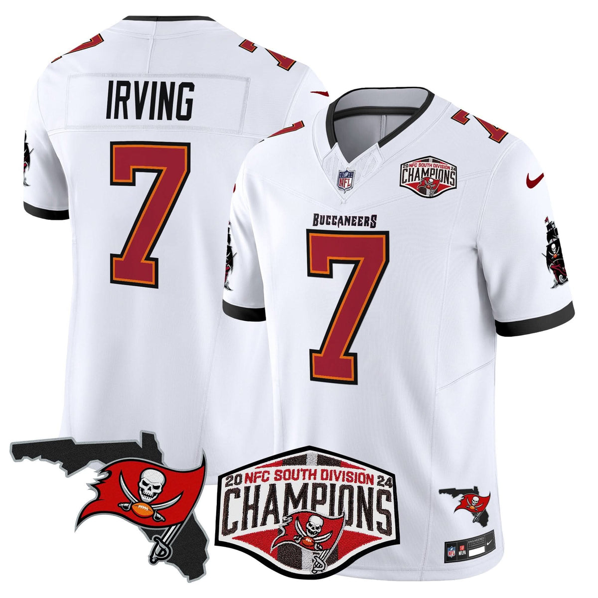 TB 2024 NFC South Division Champions Patch Vapor Limited Jersey