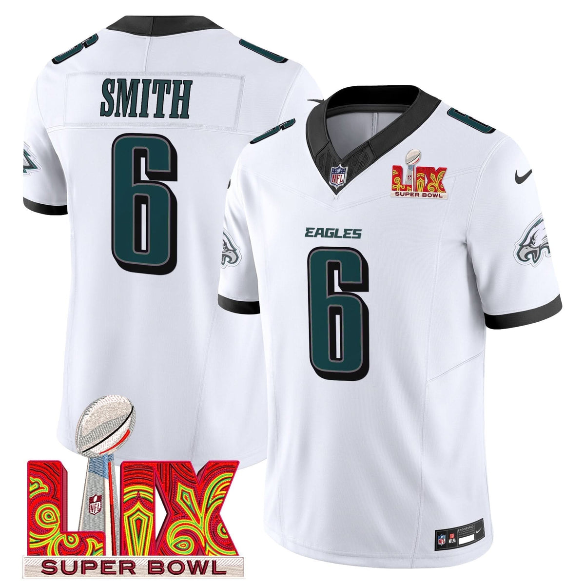 PE Super Bowl LIX Patch Vapor Limited Jersey