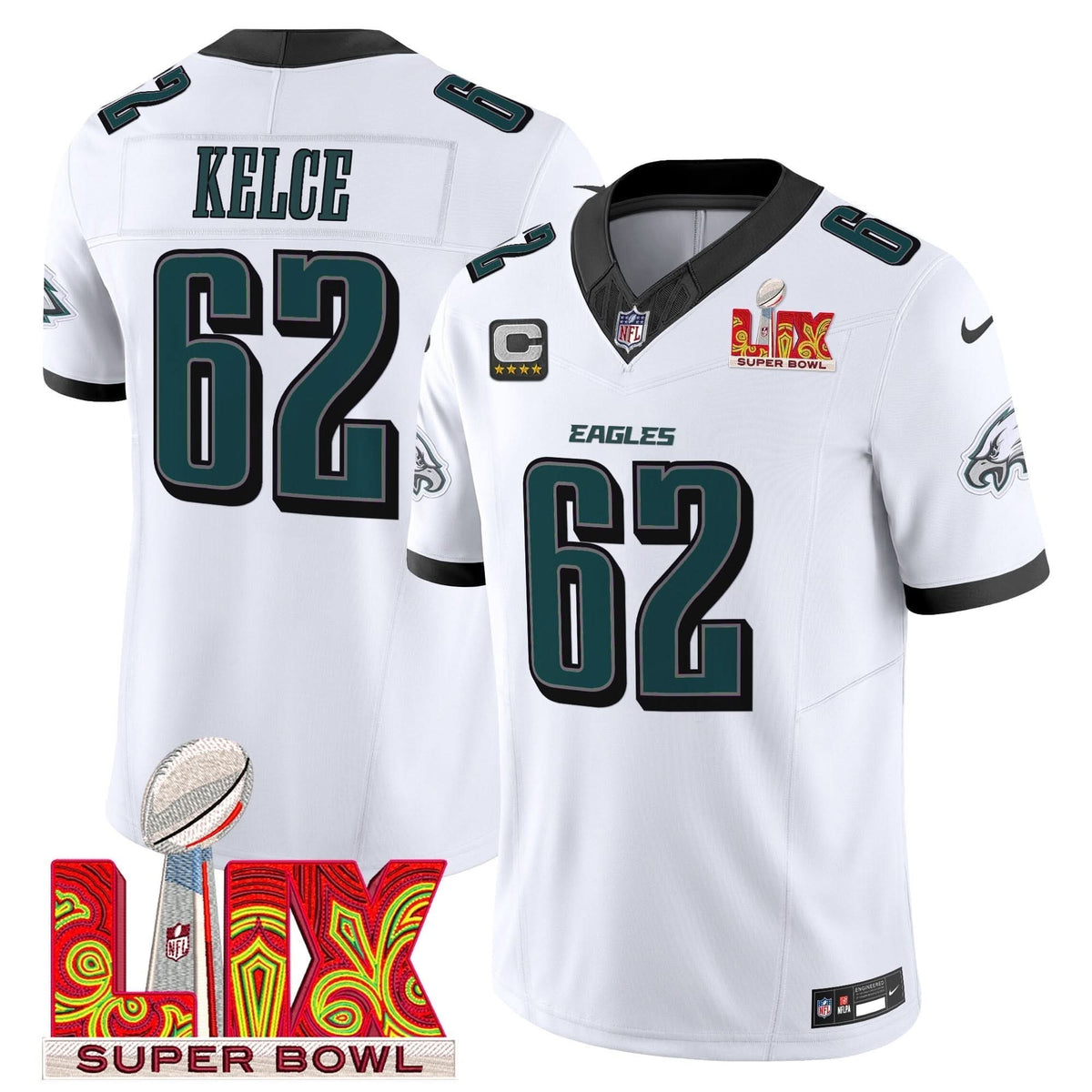 PE Super Bowl LIX Patch Vapor Limited Jersey