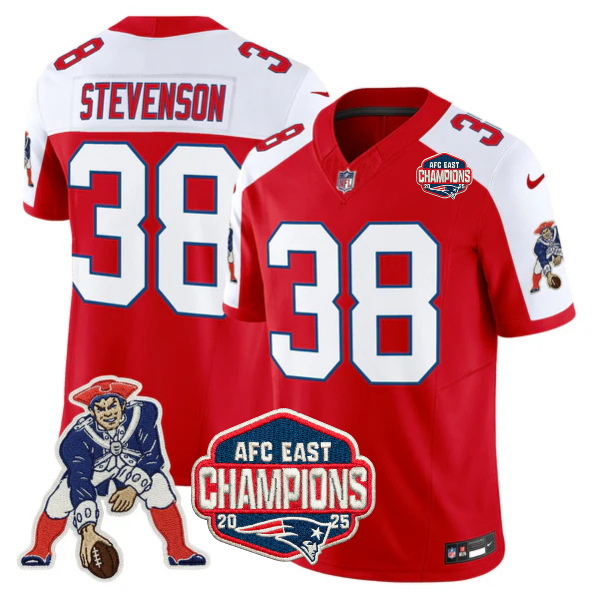 NE AFC East Champions Throwback Vapor Limited Jersey V2