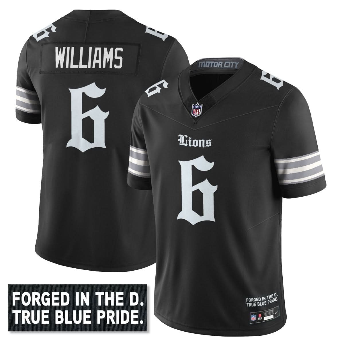 DET 'Gothic Motor City Edition' Vapor Limited Jersey
