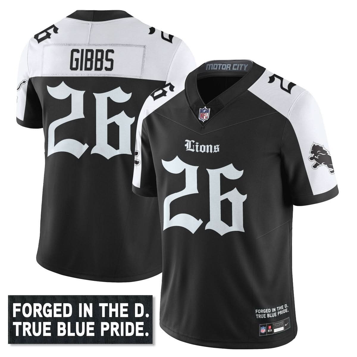 DET 'Gothic Motor City Edition' Vapor Limited Jersey