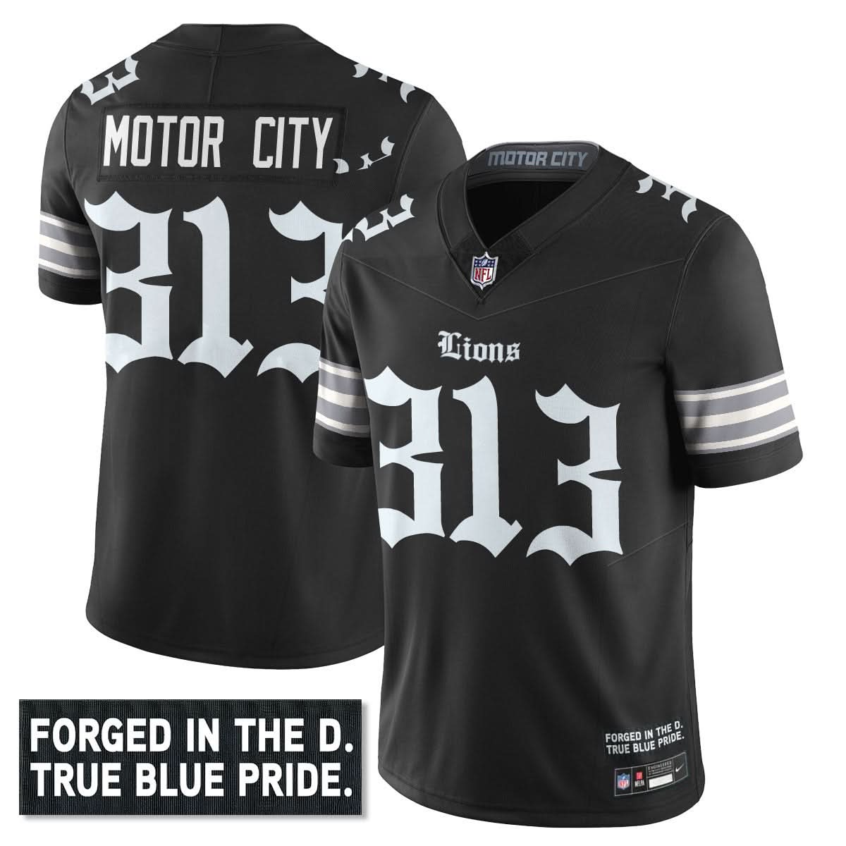 DET 'Gothic Motor City Edition' Vapor Limited Jersey