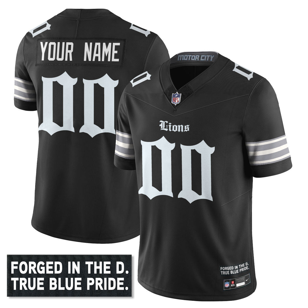 DET 'Gothic Motor City Edition' Vapor Limited Jersey